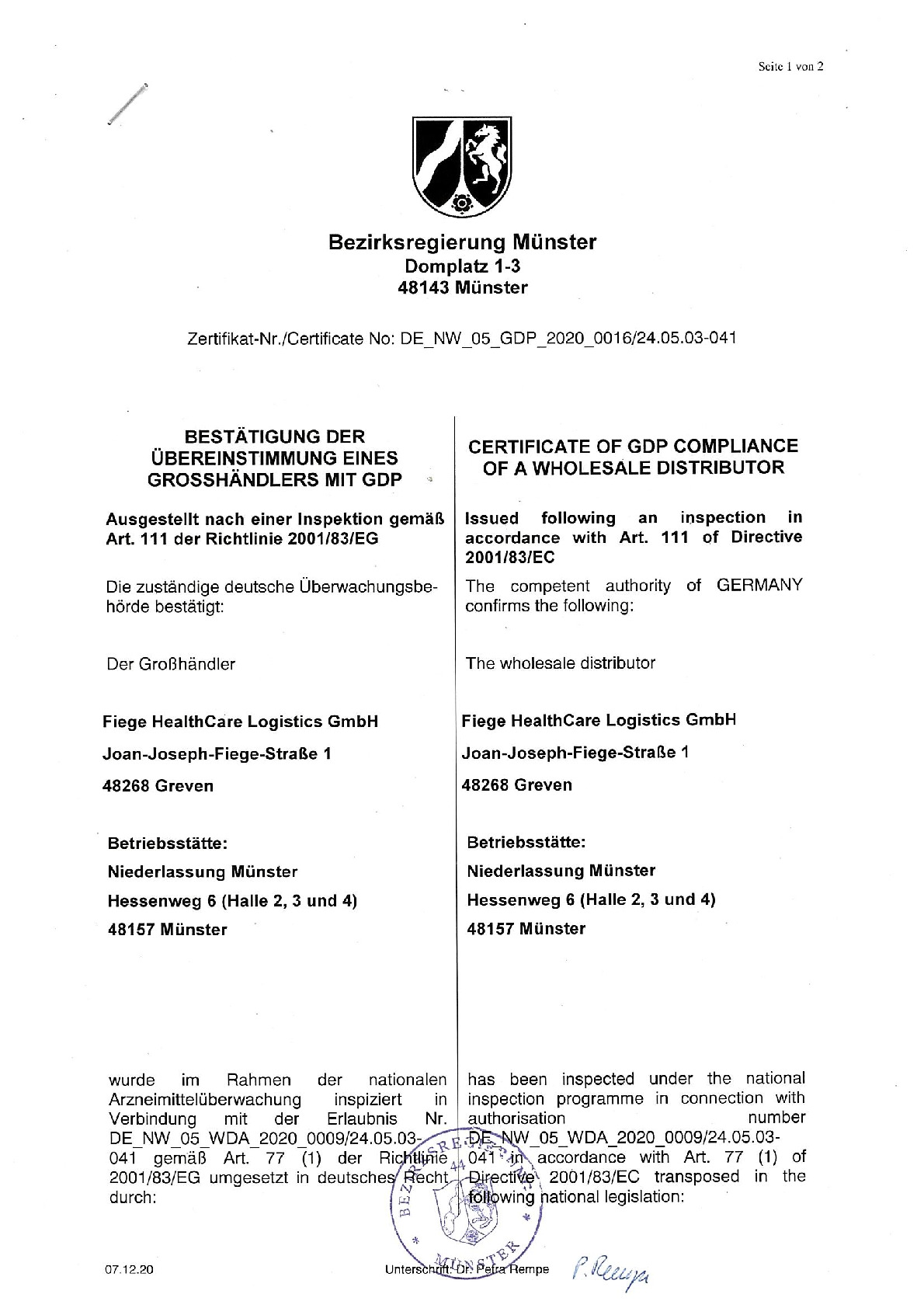 Zertifikat Fiege HC Münster GDP.pdf