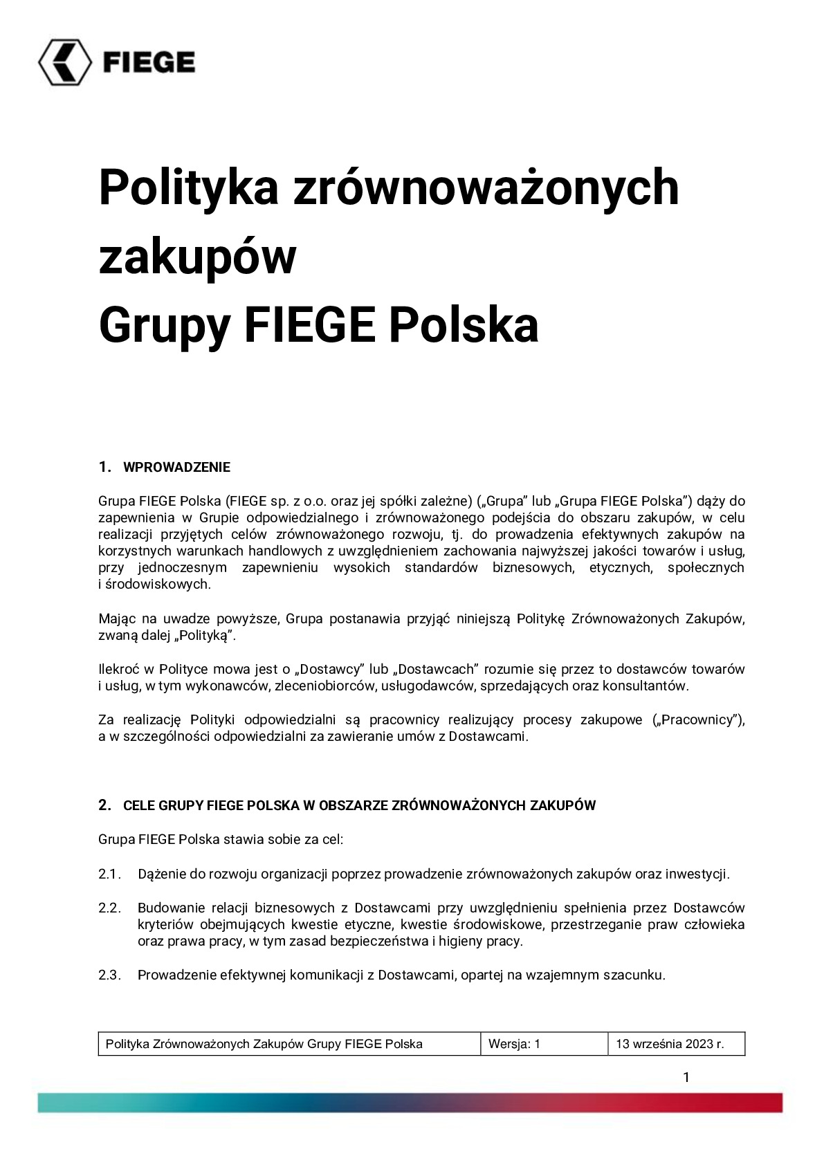 Polityka zrównoważonych zakupów Grupy FIEGE Polska.pdf