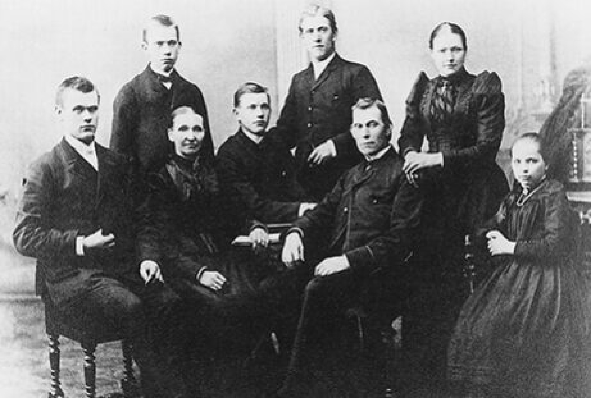 Portrait Familie Fiege 1873